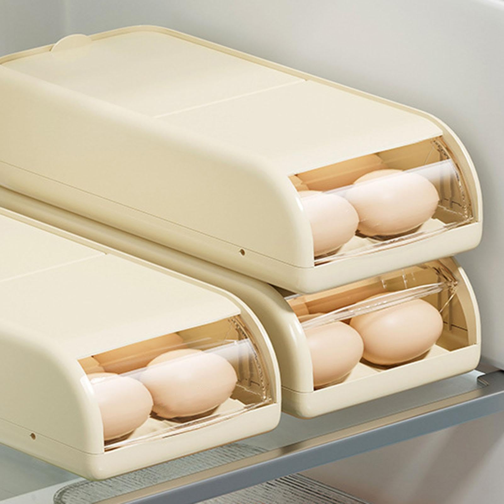 Eierhalter Für Kühlschrank Automatisch Gleitende Eieraufbewahrung Im