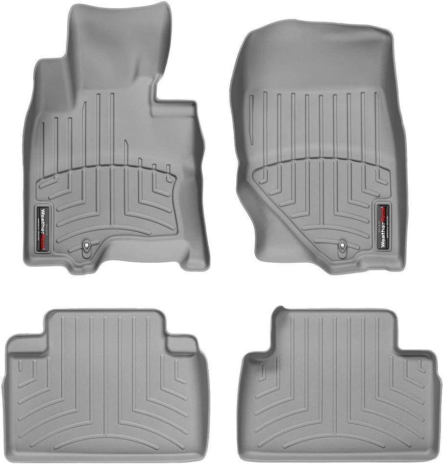 WeatherTech Custom Fit FloorLiners for Infiniti FX, QX70, 1st & 2nd Row (44172-1-2), Black