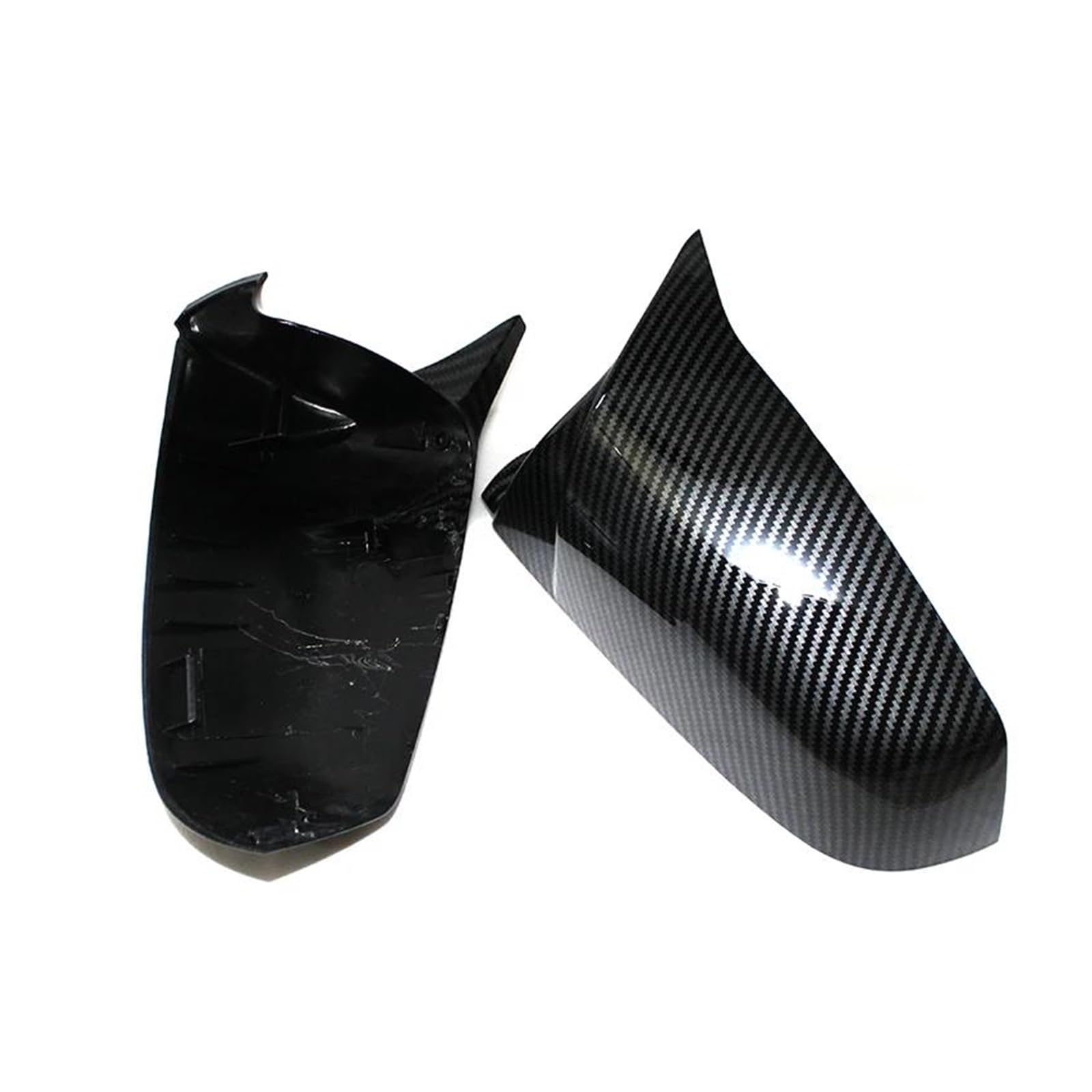 Tappi per specchietto retrovisore per auto, 1 paio di tappi per specchietto retrovisore retrovisore per B-MW F01 F02 F03 F04 F06 F07 F10 F10 F12 F13 (nero