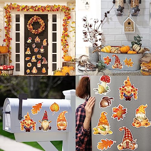 Imanes Decorativos Gnome de Otoño 16 Piezas miniatura 7