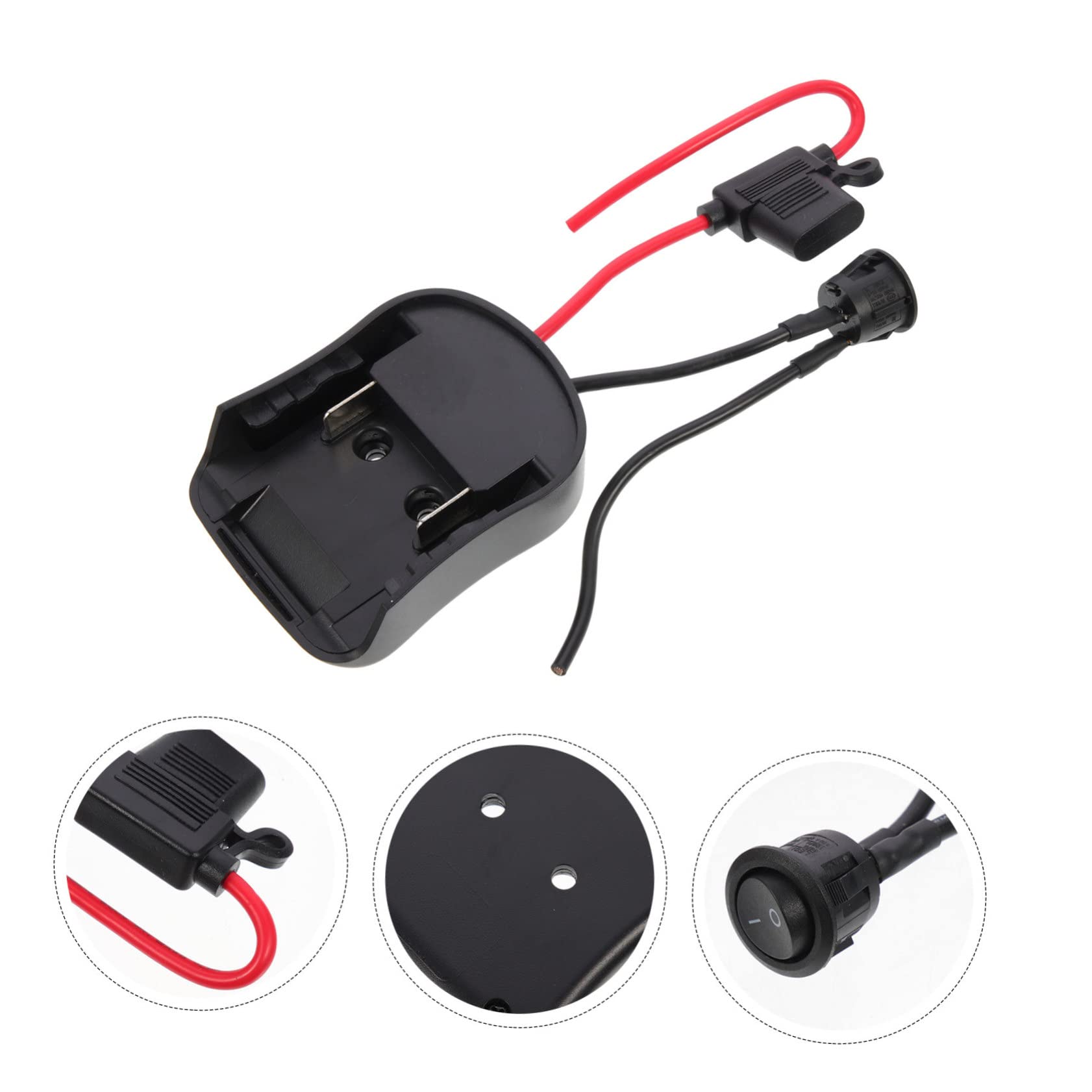 Operitacx Adaptador De Batería De 18 V 3 Unidades Adaptador De Voltaje para Batería Convertidor De De Rueda De Potencia para De Camión De