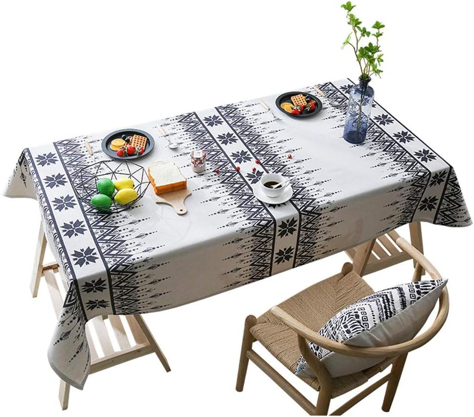 tovaglia di lino nero per tavolo da 6 piedi