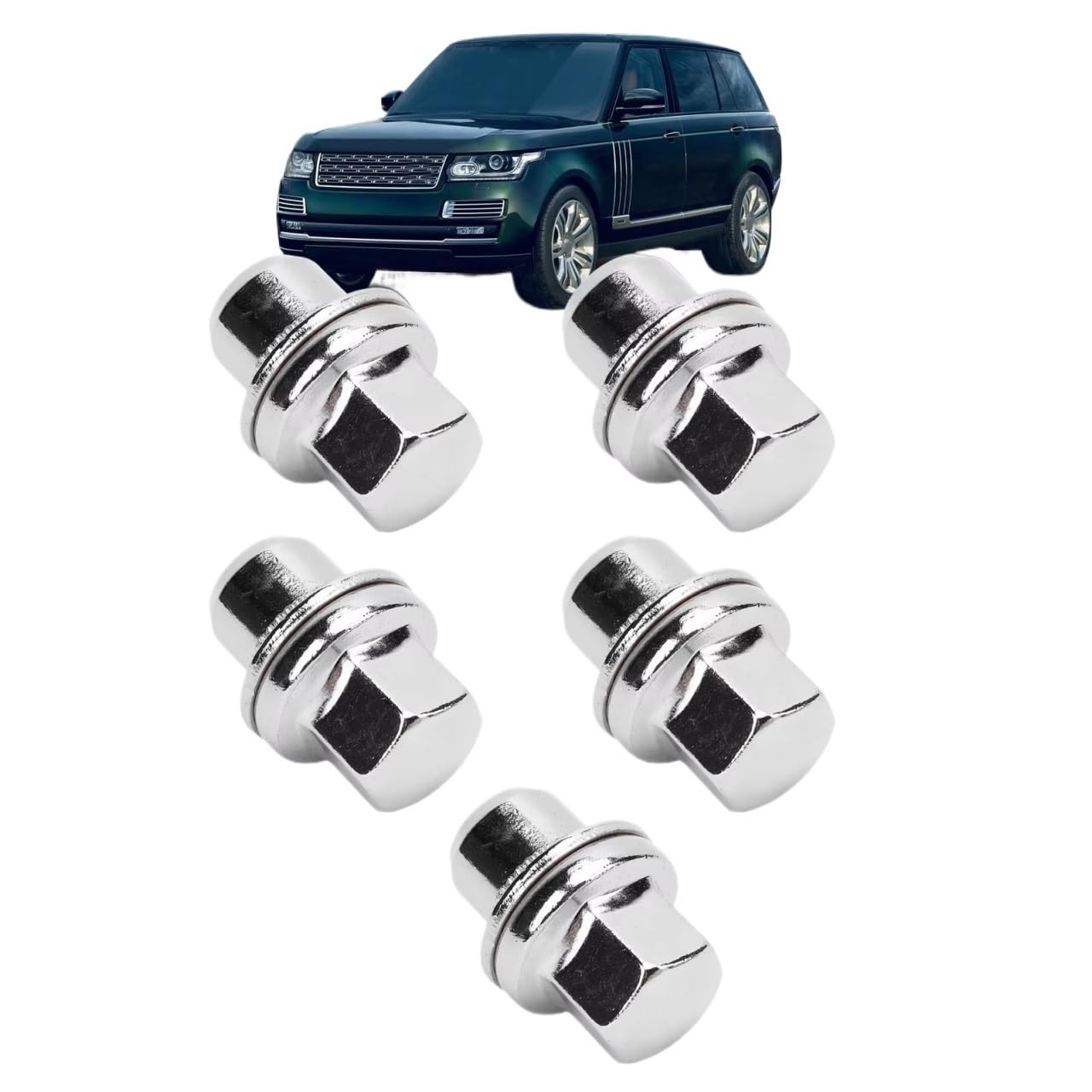 Bulloni ruota Per LR3 Per LR4 Volante Ruota Dadi Kit | Acciaio Lega Zinc Plated Volante Ruota Dadi LR068126 LR173842