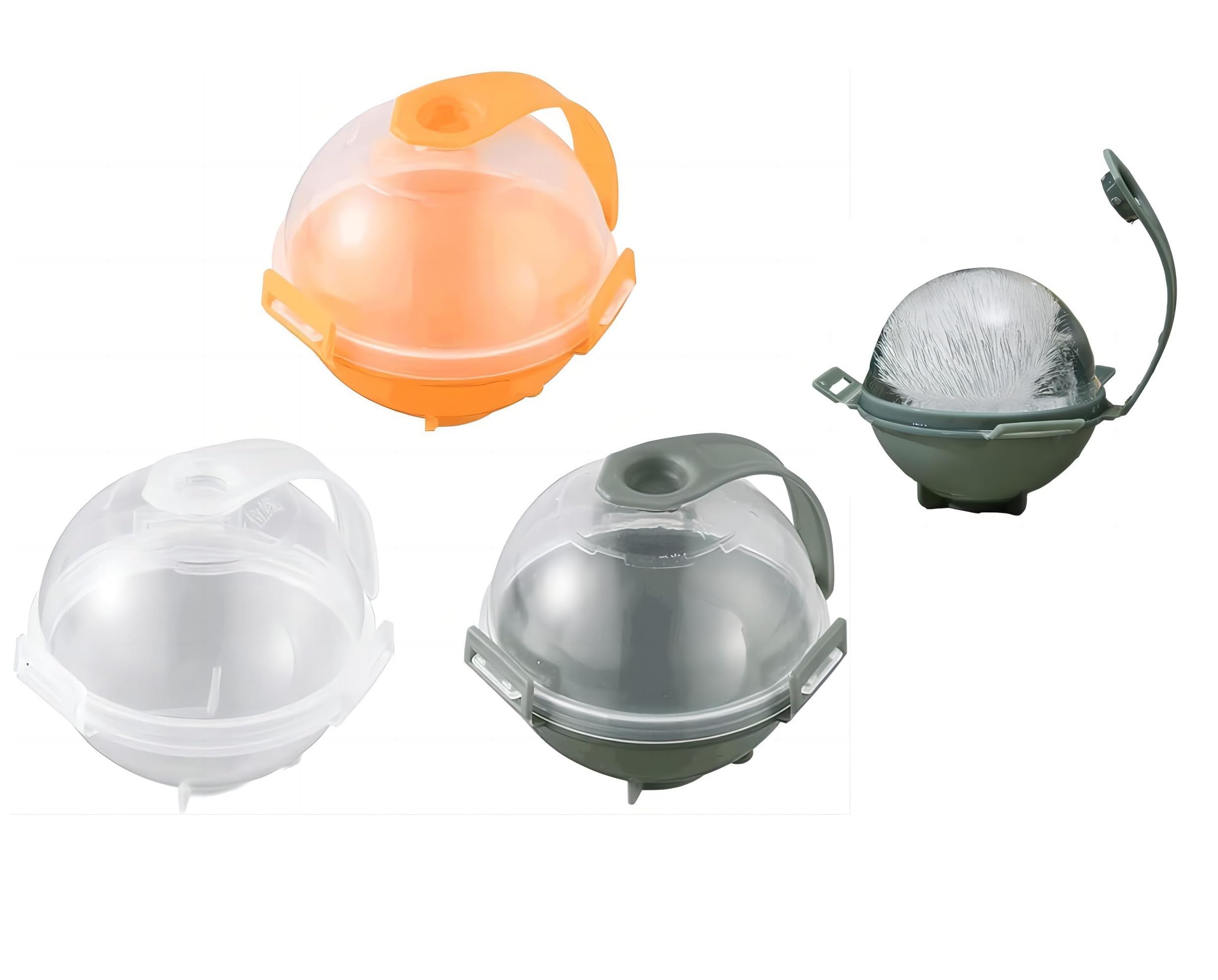 COOLBABY 3PC 5Cm Big Size Ice Mould Round Ball Maker Cube Whiskey Cocktail Diy Summer Mold Bar Tools Kitchen Tool