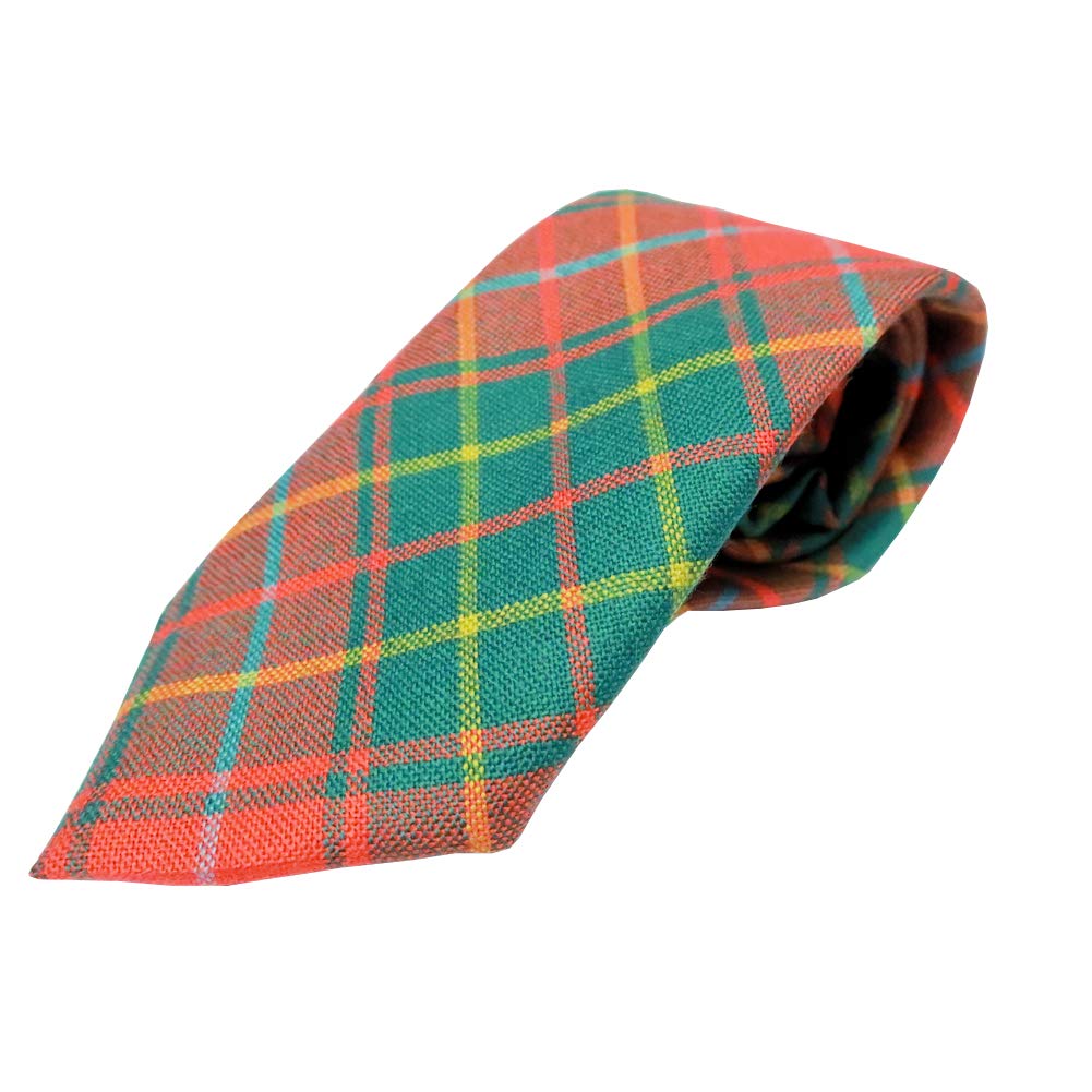 Ingles Buchan Men's Burnett Ancient Scottish 100% Wool Tartan Plaid Tie