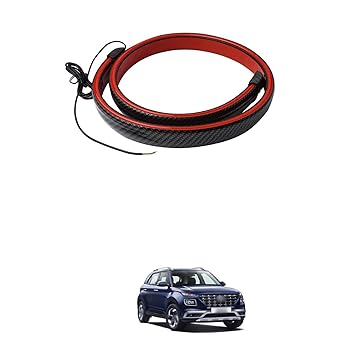 XZRTZ Rear Wing LED Light Bar 130cm Flexible Car Tail Light LED Strip Kits Rear Cover Red Brake Stop Turn Signal Running Lamp Compatible with Venue