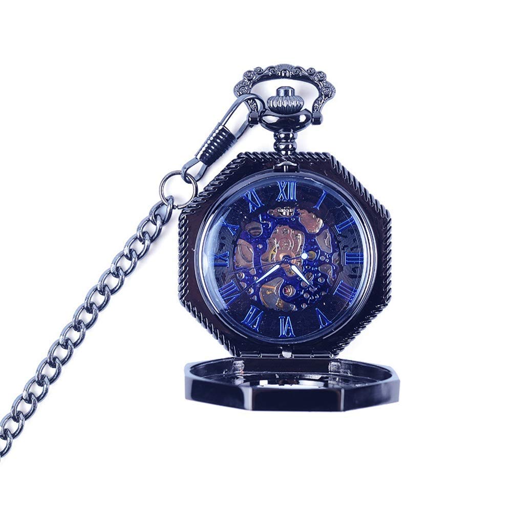 青色エナメル仕上げ 懐中時計 Amazon.co.jp: エレガント 中立的な懐中時計アンティークの機械