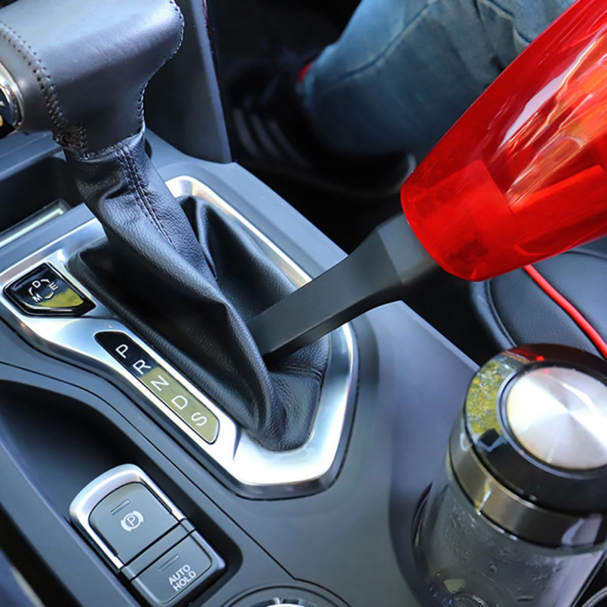 balacoo Aspirapolvere Portatile la Pulizia per Auto senza Fili Ricarica USB, Grande Potenza e Design Ergonomico in Abs