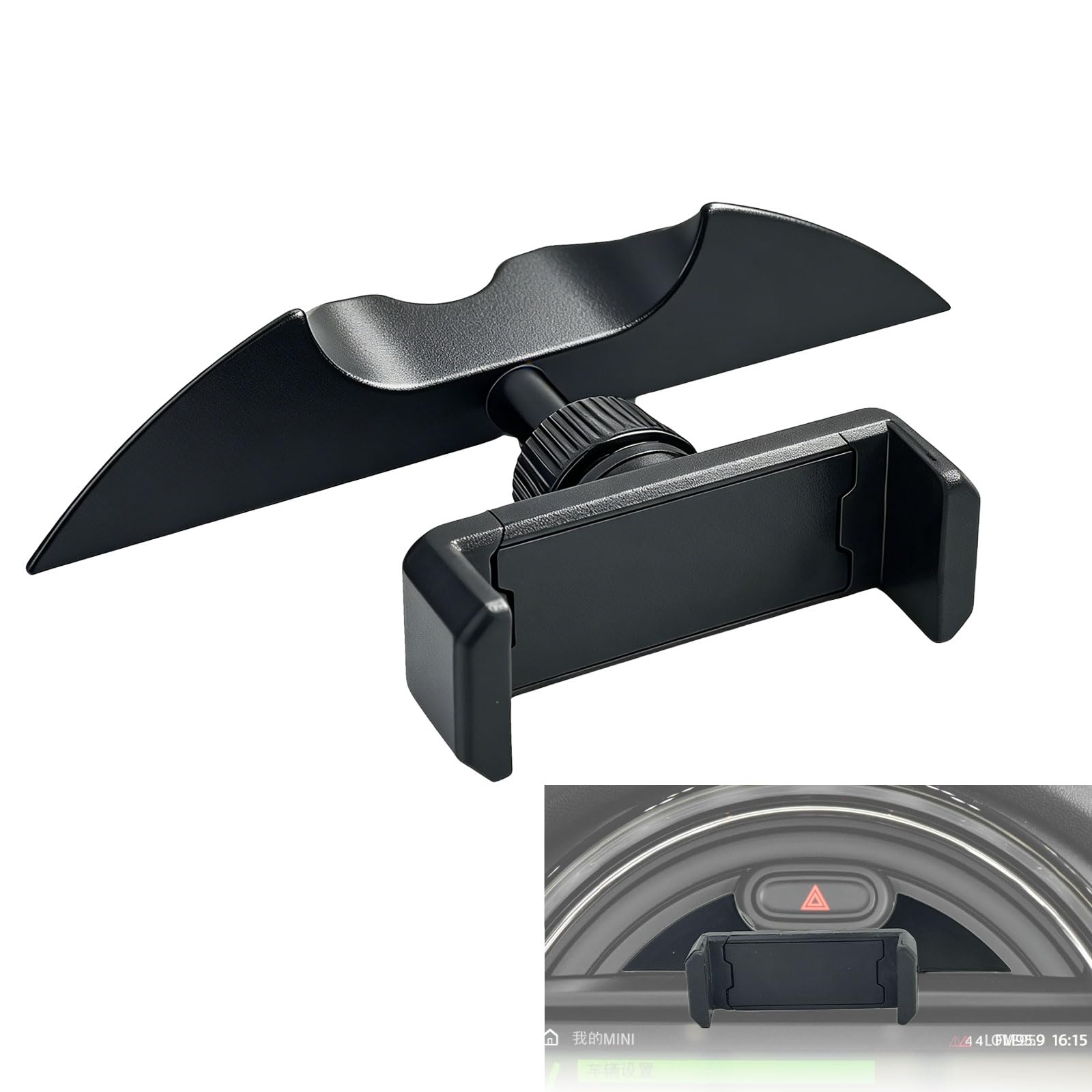 Soporte de teléfono móvil para coche Mini Cooper S Jcw One F54 F55 F56 F57 F60, navegador especial para pantalla de control central, giratorio 360°, para iPhone 17 16 15 14 13, base de metal