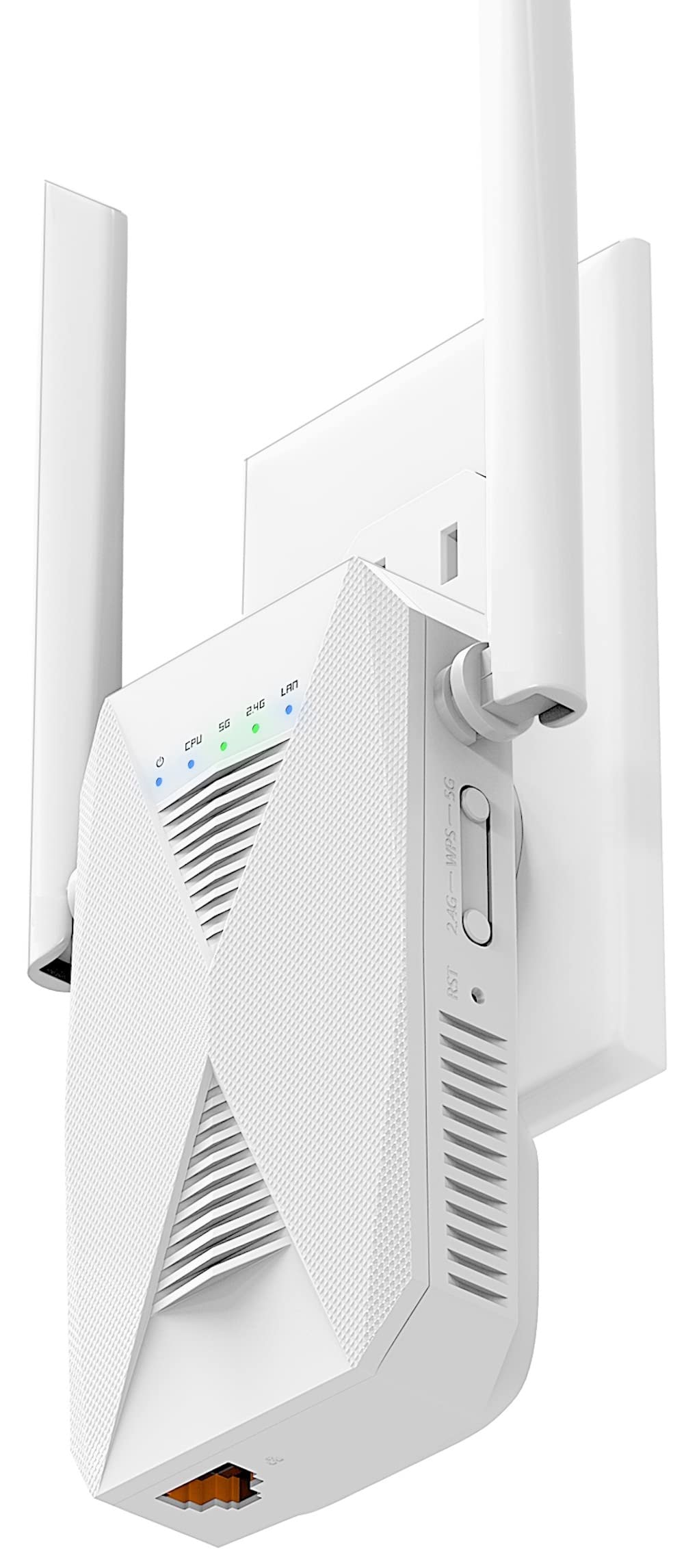 1,2 Gigabit WiFi Extender with Ethernet Port up to 8,574sq.ft Coverage - Dual Band 5G / 2.4 GHz - Newer 2022 Release - Wireless Repeater & Access Point, 38+ Devices