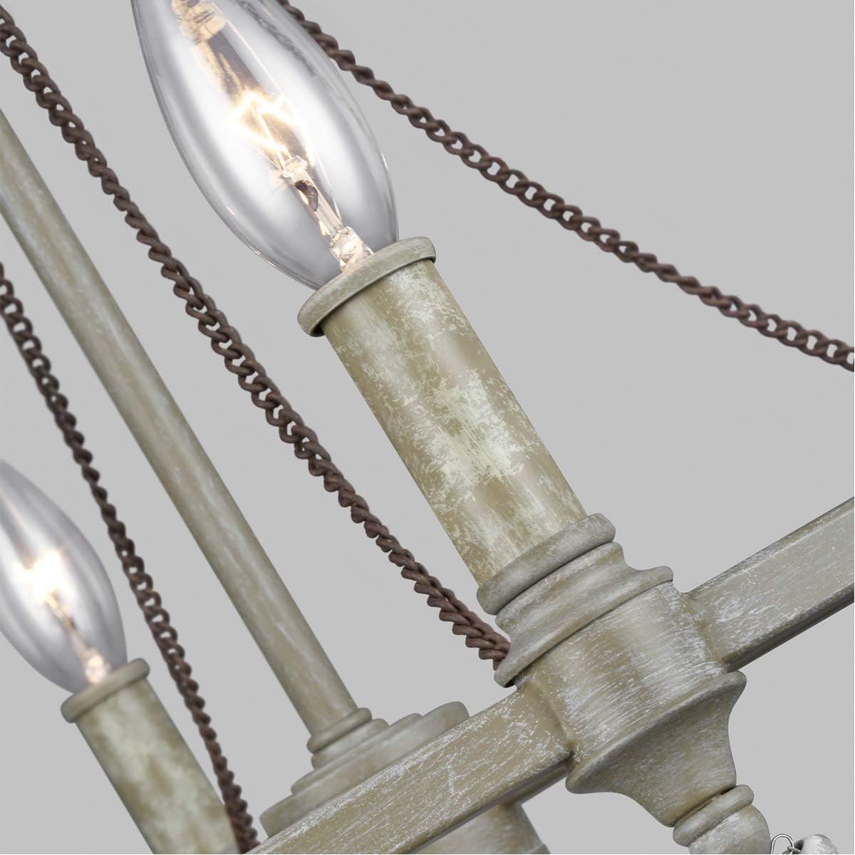 Feiss Generation Lighting-Sean Lavin-Chandelier 4 Light Steel in Traditional Style-18 Inch Wide by 23.88 Inch Tall