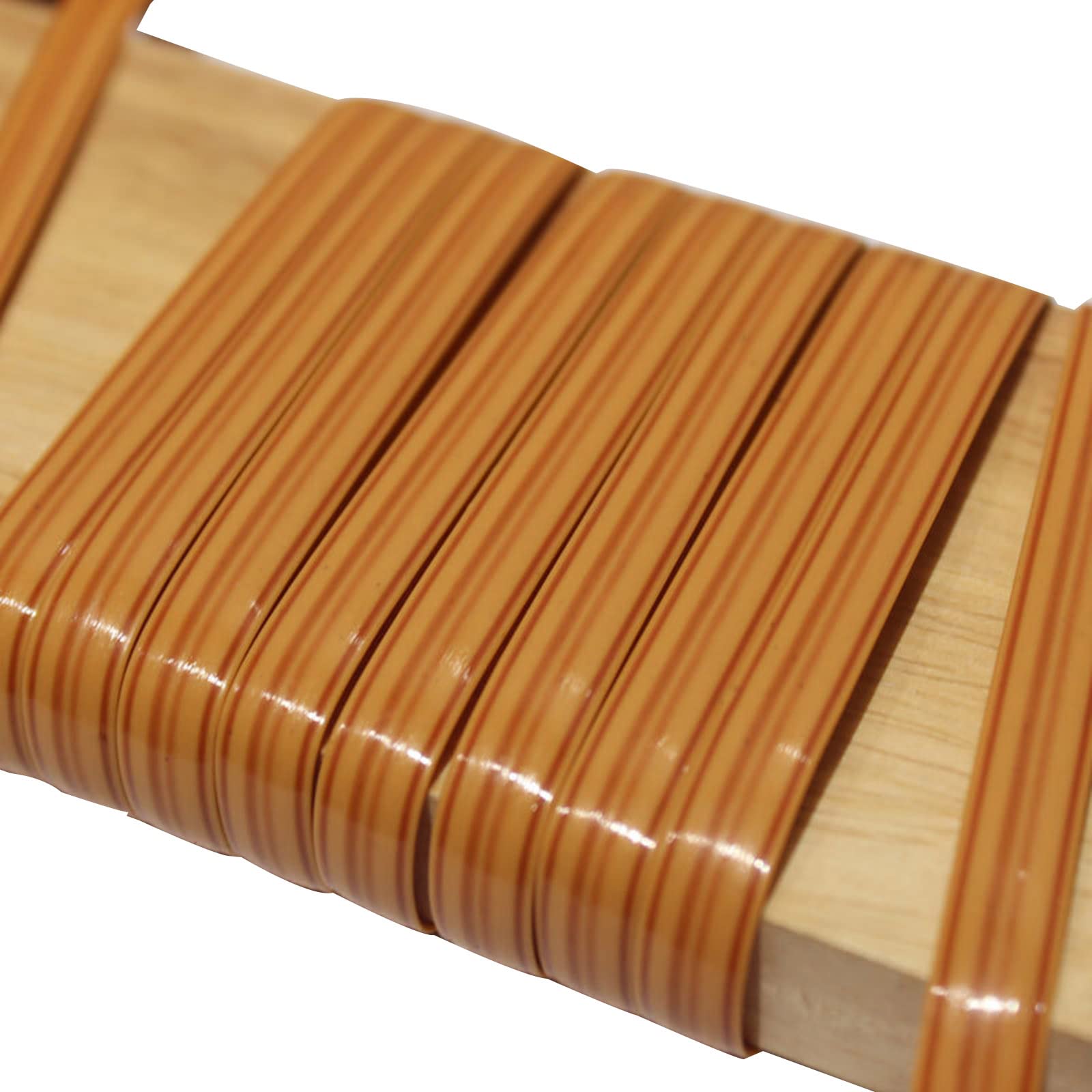 YebiO Synthetic Woven Rattan Repair, Plastic Wicker for, Flat Plastic Woven Material for for Knit and Repair Rattan Chair Table Basket/F/70M