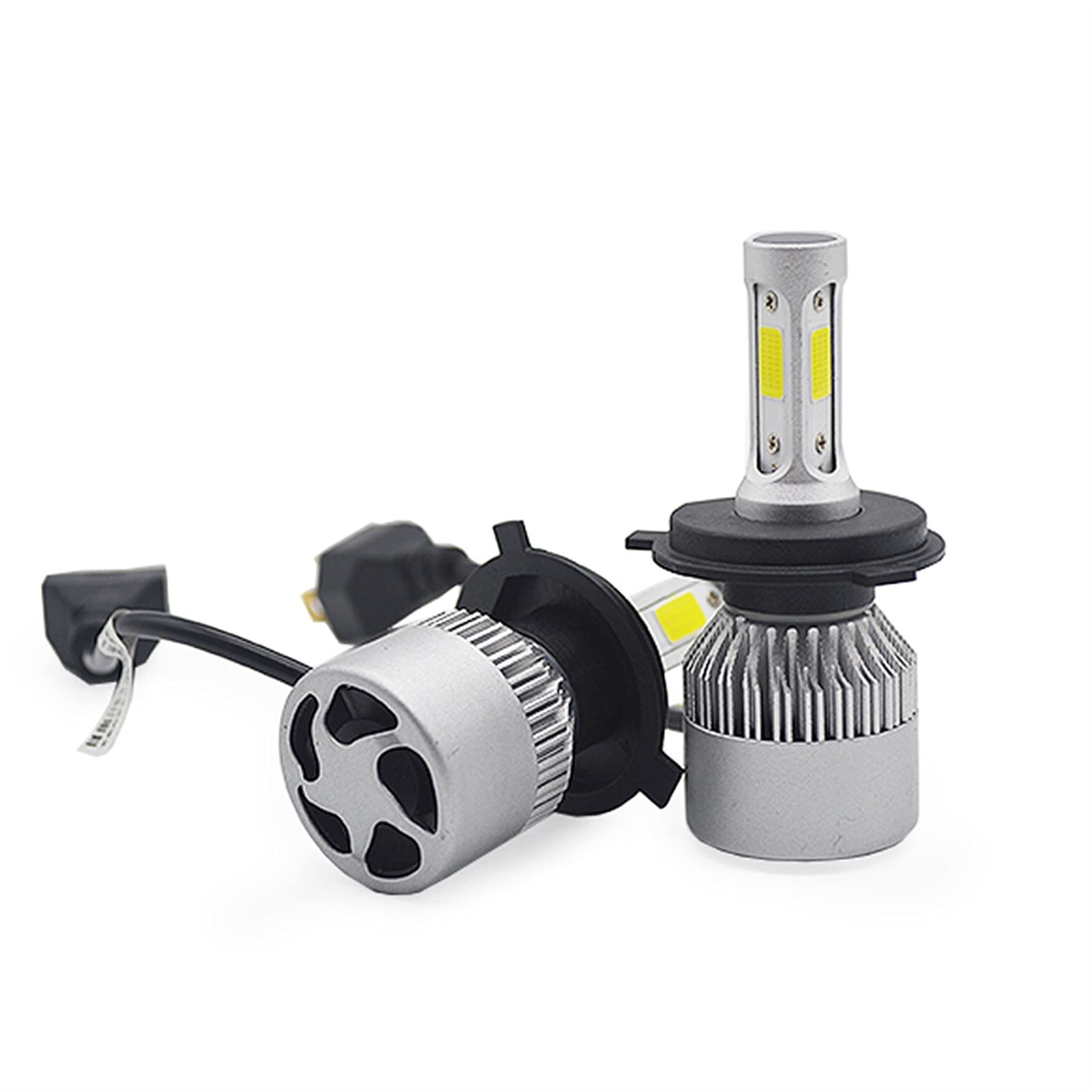 fari a LED Bulbs del faro a led dell'automobile Hi-Lo Beam Auto Auto HeadLamp Fog Lampadina DC12V 24V H4 H7 H11 H1 H3 9005 9006 72W 8000LM 6500K . lampadina a LED ( Socket Type : H4/9003/HB2 Hi/Lo )
