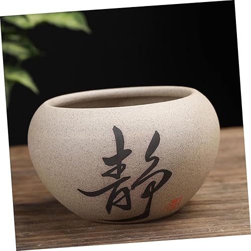 Miniatura 7 de Didiseaon 4 piezas Mini maceta de cerámica Bonsái maceta maceta cerámica Scculent Flower Pot Cerámica Plantas Macetas Macetas de vivero Macetas