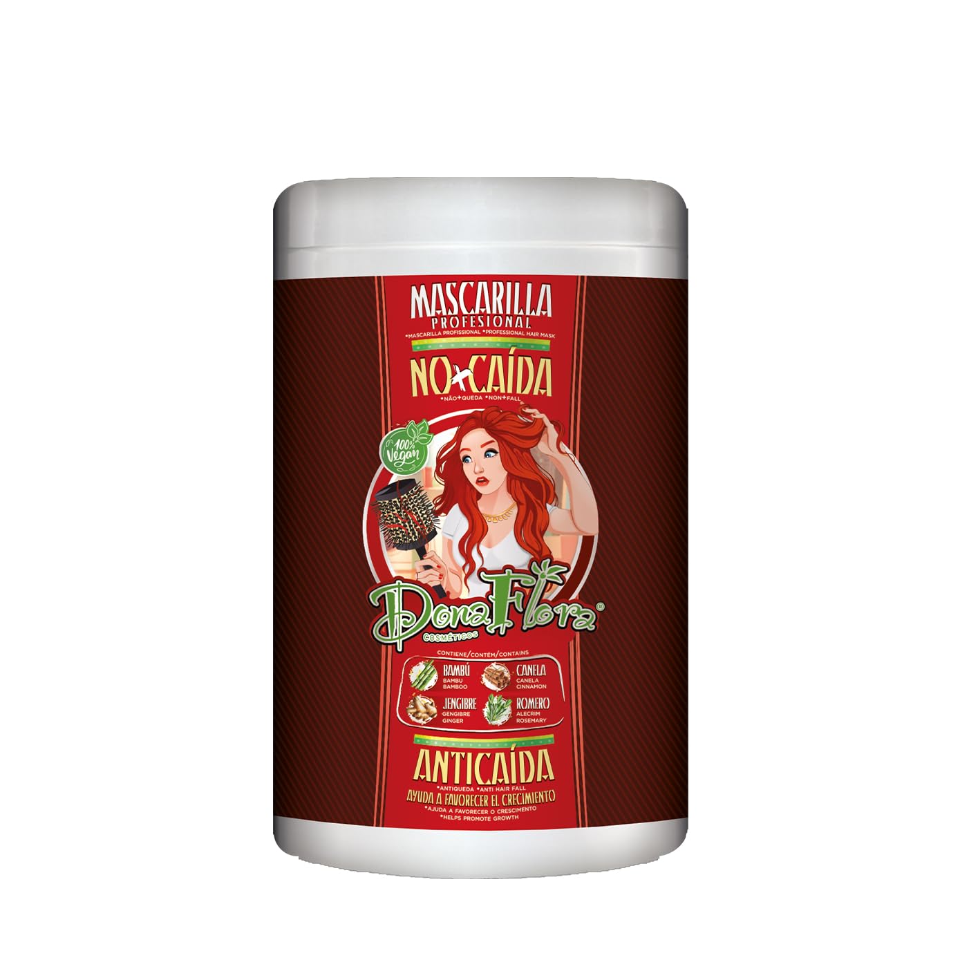 Anti-Hair Loss Shampoo NO+DROP - 1000ml - Strengthens and Revitalizes for Stronger Hair, Unico, 1 kg (Pack of 1)