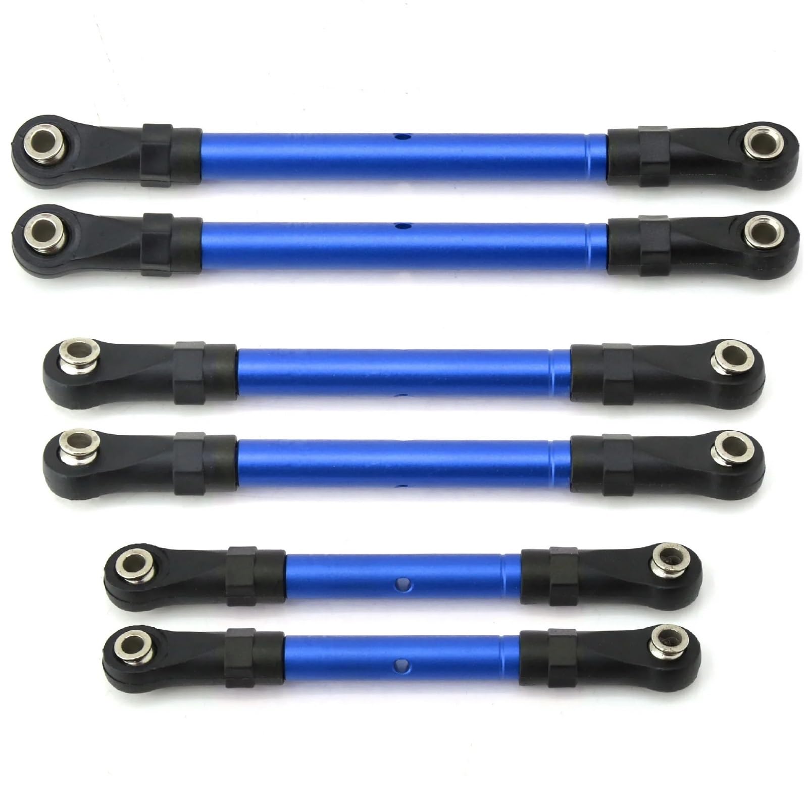 Accesorios RC para Traxxas para Hoss para Slash para Rustler 4WD Barra Tracción Delantera Y Trasera Ajustable Barra Acoplamiento Barra Dirección Piezas Actualización Coche RC