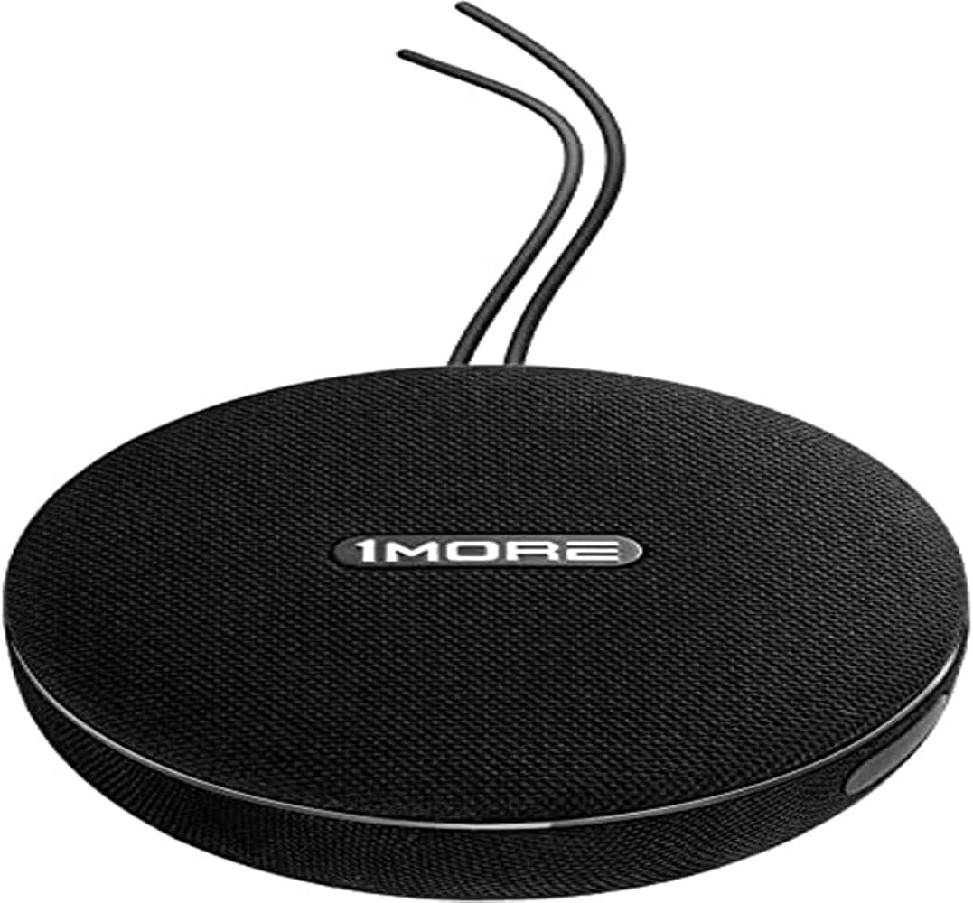 1MORE Portable Wireless and Wired Speaker, up to 35W Stereo Sound, Bluetooth 4.2, AUX 3.5, Nano Coated Fabric Finish with Strap, IPX4 Waterproof, 12-hour Playtime (S1001BT)