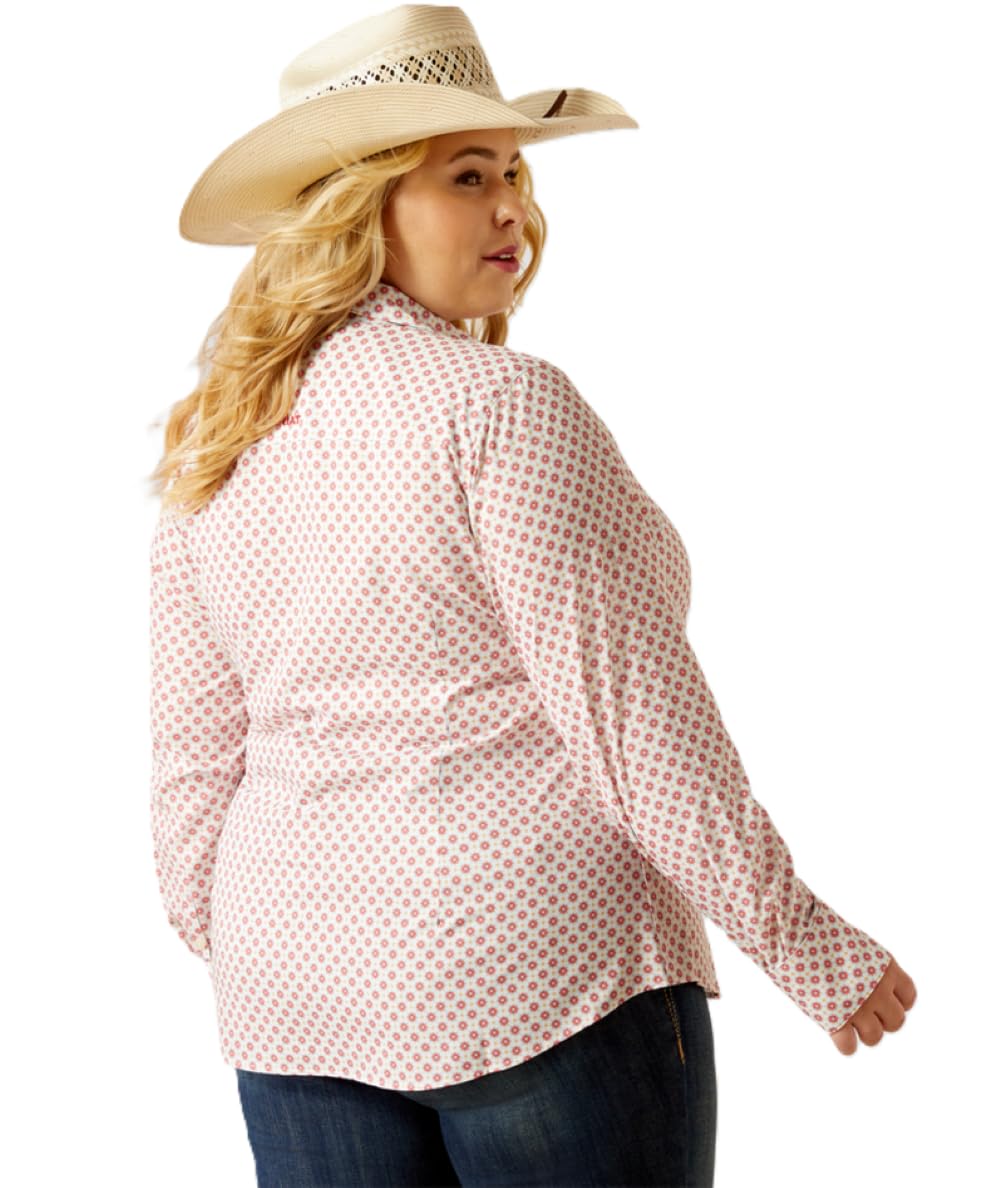 Ariat Wms WR Kirby LS Shrt True Blue Camicia Kirby Stretch Donna (Pacco da 1)