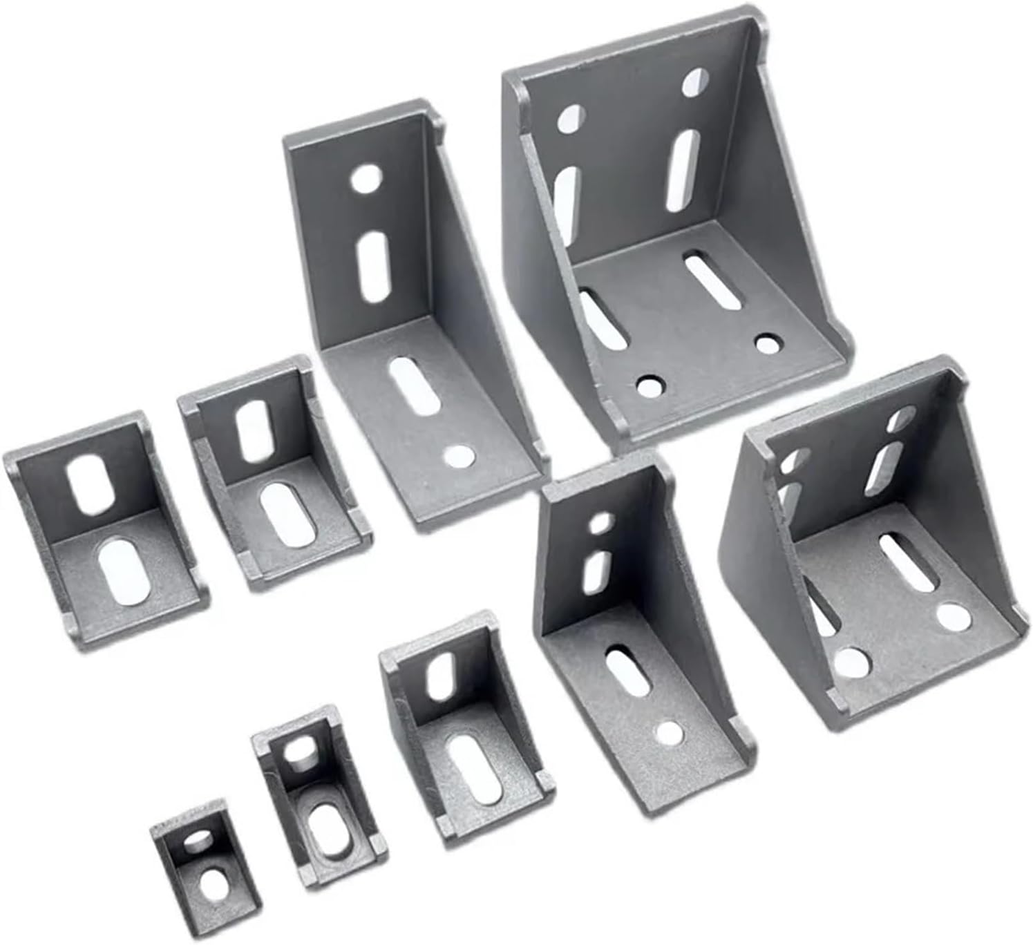 5 Joints CNC Aluminum Profile 3030 Aluminum Profile Extrusion 100mm-1000mm EU Standard 3D Printer Parts Anode Guide Wire Aluminum Profile(550mm)
