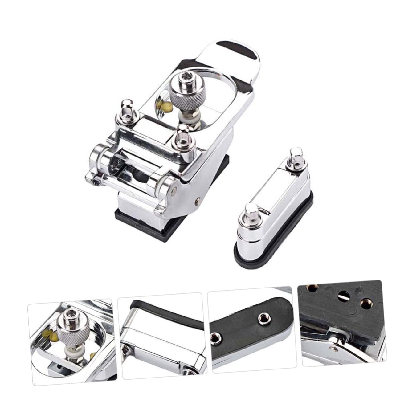 BESPORTBLE Regolatore Accessorio Superficie e per in Rullante Metallo Argento Liscia Struttura Robusta per Manutenzione Batteria Strumento Musicale