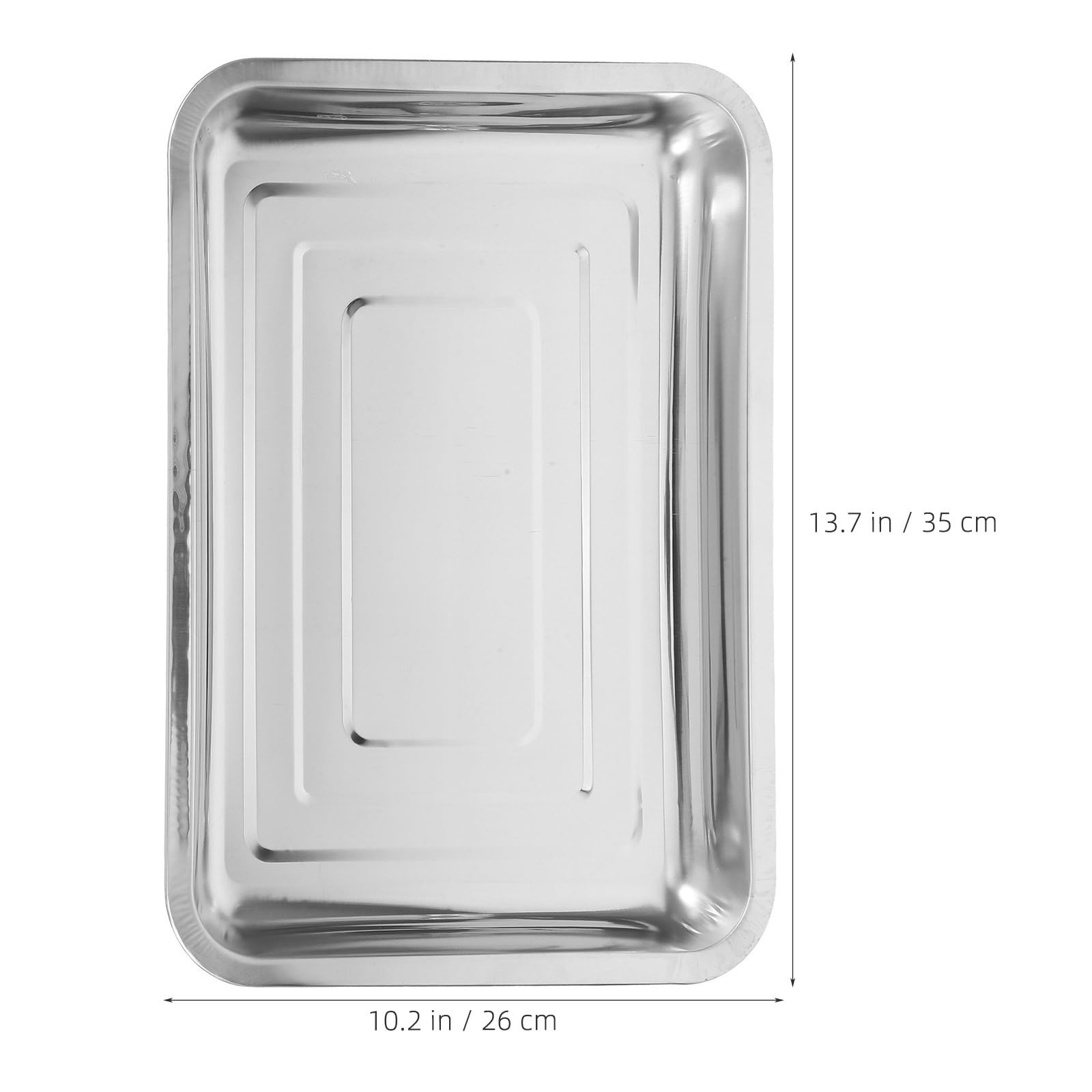 BESPORTBLE Bandeja para Germinación de Semillas Borde Alto y Diseño Apilable 8 Piezas de Acero Inoxidable y Protección Efectiva del Sistema Adecuado para Cultivo Interior en Alféizares