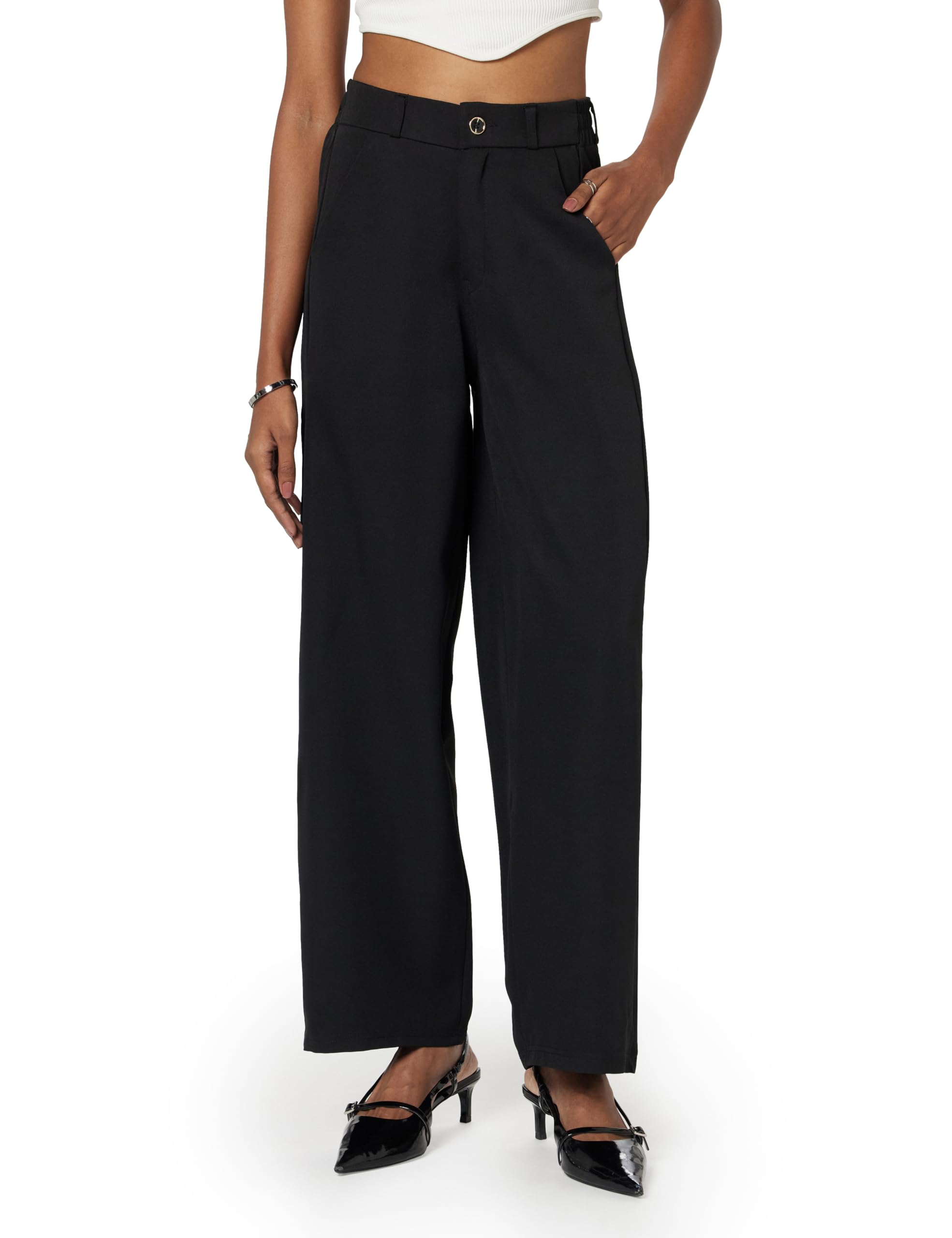 broadstar Women's Straight Business Casual Pants-picture-12