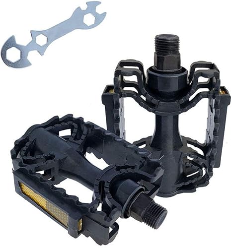 XUNMAIFLB Ultra Light Lightweight Cycling Bike Pedals, for Trekking Road Bike MTB BMX Bicycle Pedals Bicycle Pedals Anti-Slip Pedals Anti Slip