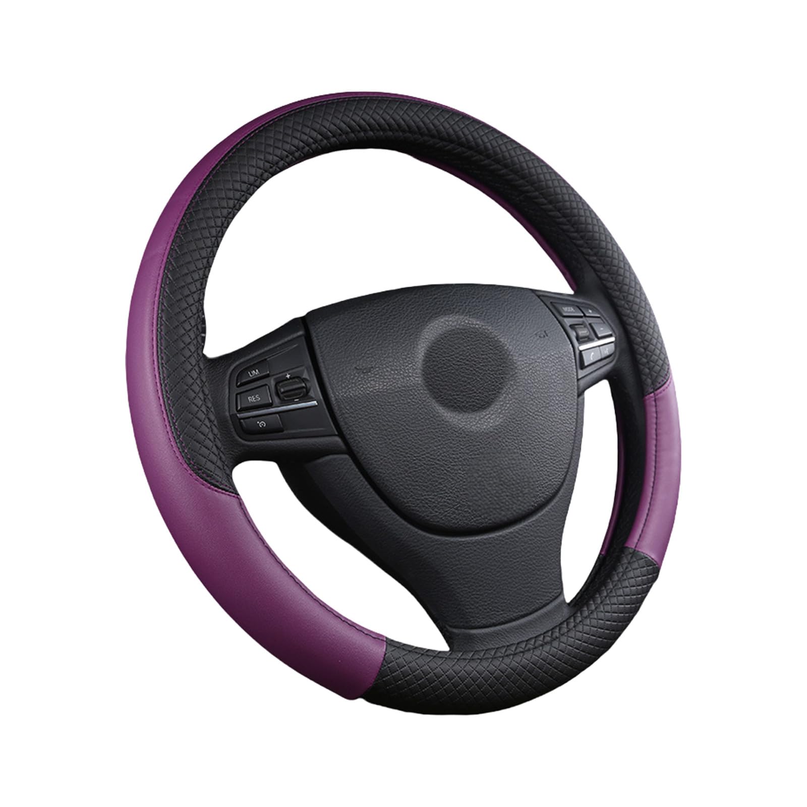 YROHGKPN Universally Nonslip Steering Wheel Cover Protector Soft PU