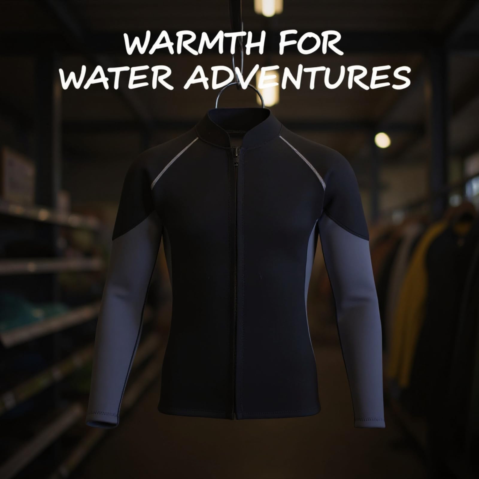 Muta in neoprene da 3 mm per uomo e donna, a maniche lunghe, per nuoto, immersioni, surf, kayak, taglia M