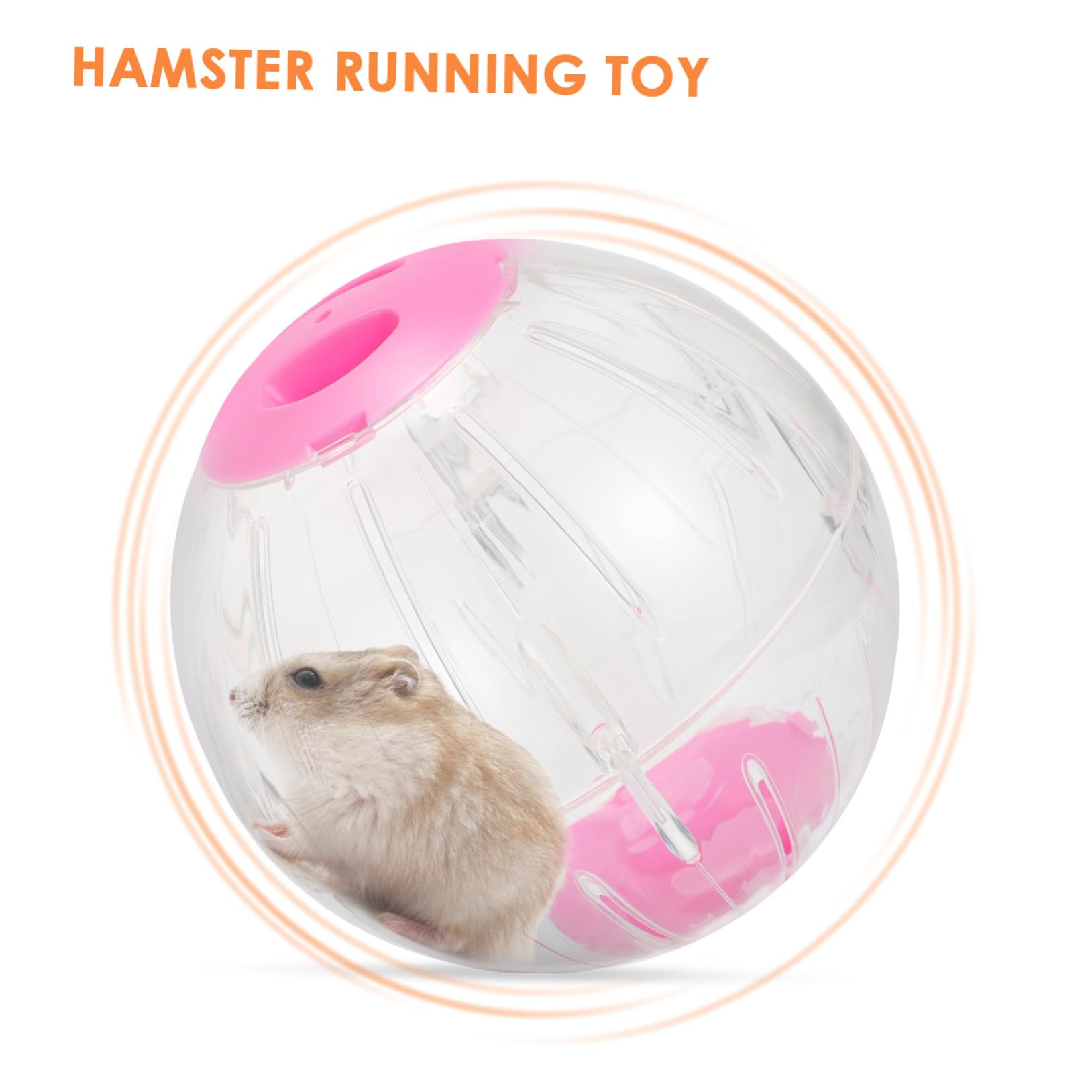 Levemolo Balle Roulante pour Hamster Jouet Exercice à roulettes Balle de Course pour Animaux de Compagnie