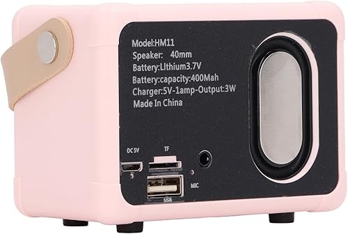 Miniatura 9 de GOWENIC Altavoz Bluetooth retro, pequeño altavoz Bluetooth lindo antiguo para cocina, dormitorio, oficina, fiesta, al aire libre, programa de radio