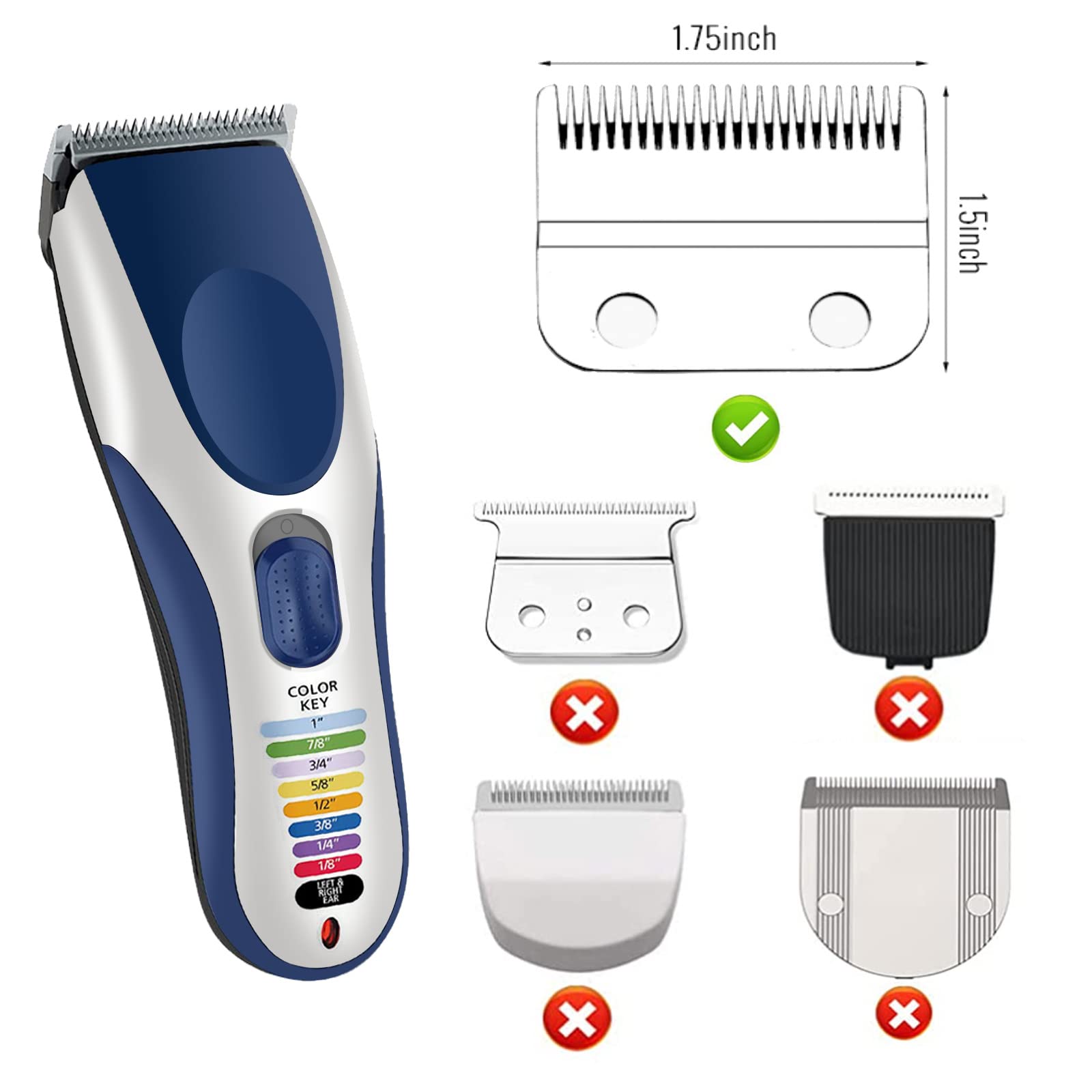 Amazon | ワール用クリッパーガード メタルクリップ付き 1/16インチ