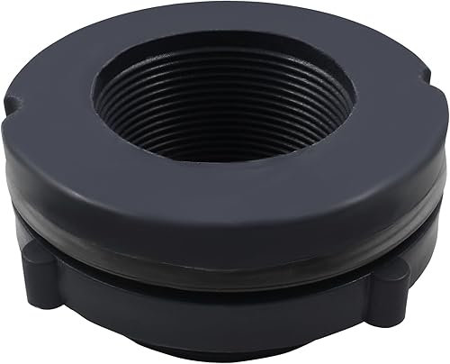 Miniatura 5 de 1 paquete de 2" PVC mamparo de montaje para barriles de lluvia, acuarios - gris oscuro