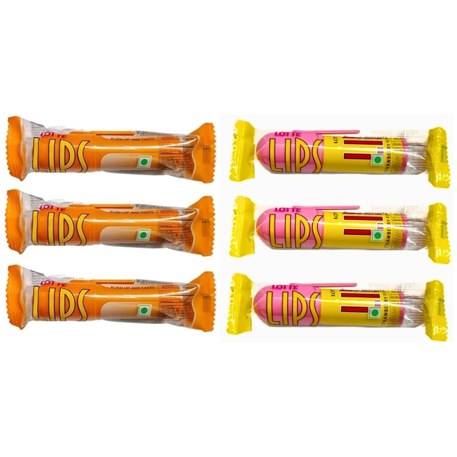 Lottes Lip Orange, Strawberry Flavoured Candy 28g (Pack Of 6), (Imported)-image-13