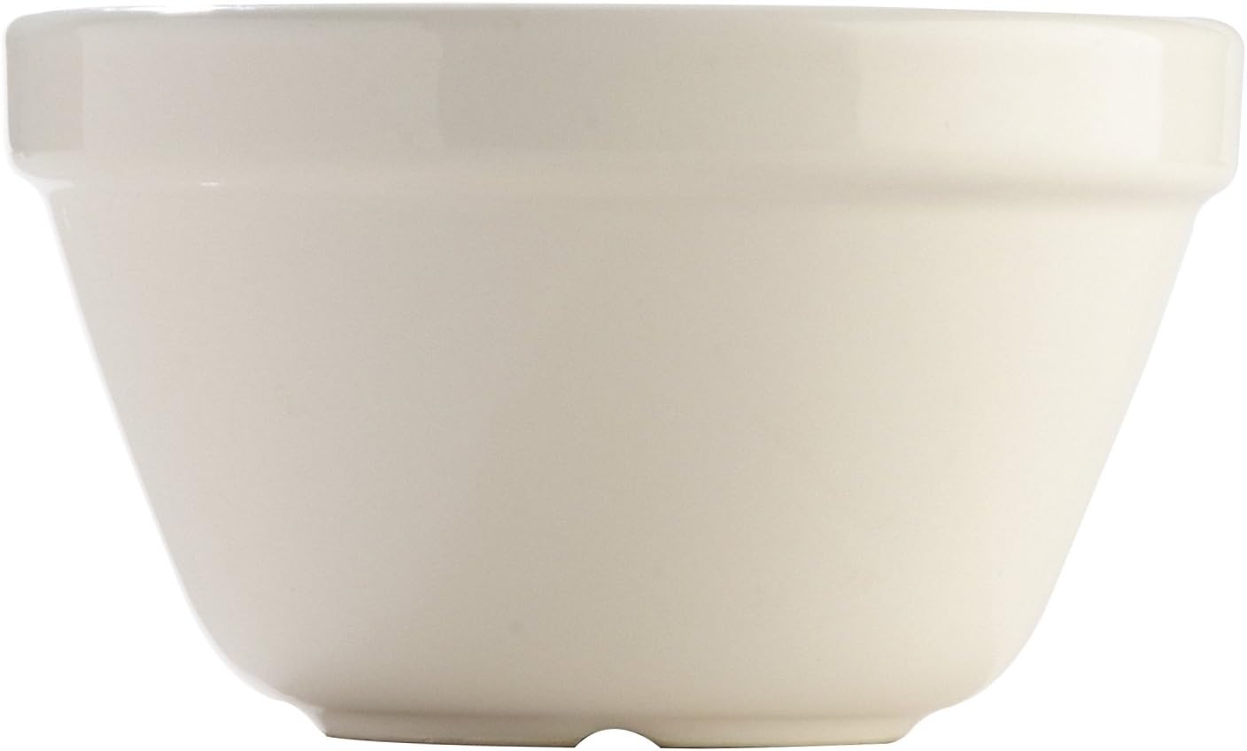 Mason Cash Pudding Bowl 16cm - Traditionelle Puddingform Weiß