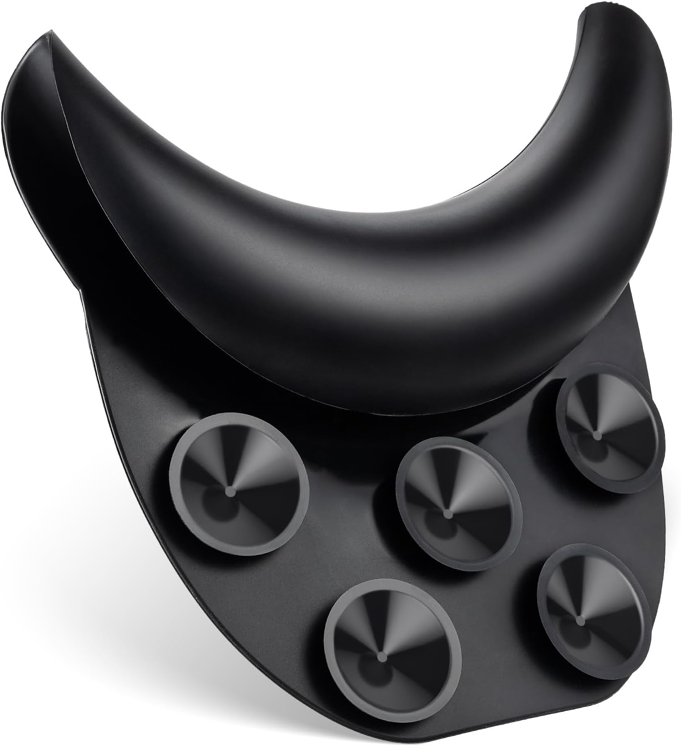 Noverlife ソフトシリコンシャンプーボウルネックレスト ノンスリップシャンプーボウルネックピロー サロンシンクネッククッション 吸盤付き サロンシリコン洗髪ネックピロー サロンヘアスパ 洗面台用