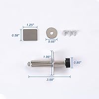 Vista 4 de Jdmspeed Nueva puerta cromada inoxidable poppers tronco Popper Street Rod 2 PCS