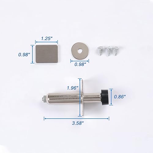 Miniatura 4 de Jdmspeed Nueva puerta cromada inoxidable poppers tronco Popper Street Rod 2 PCS