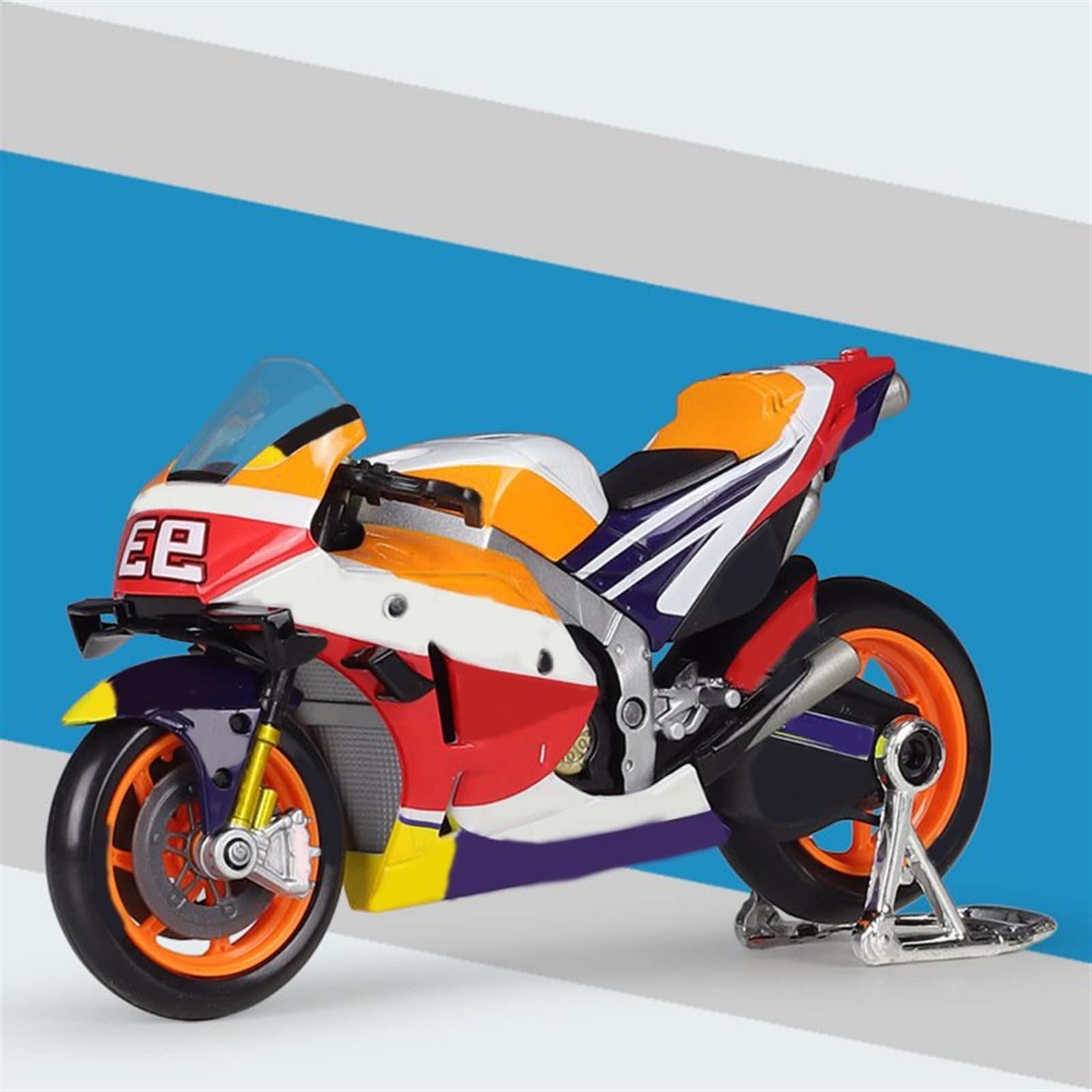 SEYXF Motorbike Toy for H-onda RC 213V 2021 GP 44 93 Motorcycle Birthday Gift Toys Collection 1/18