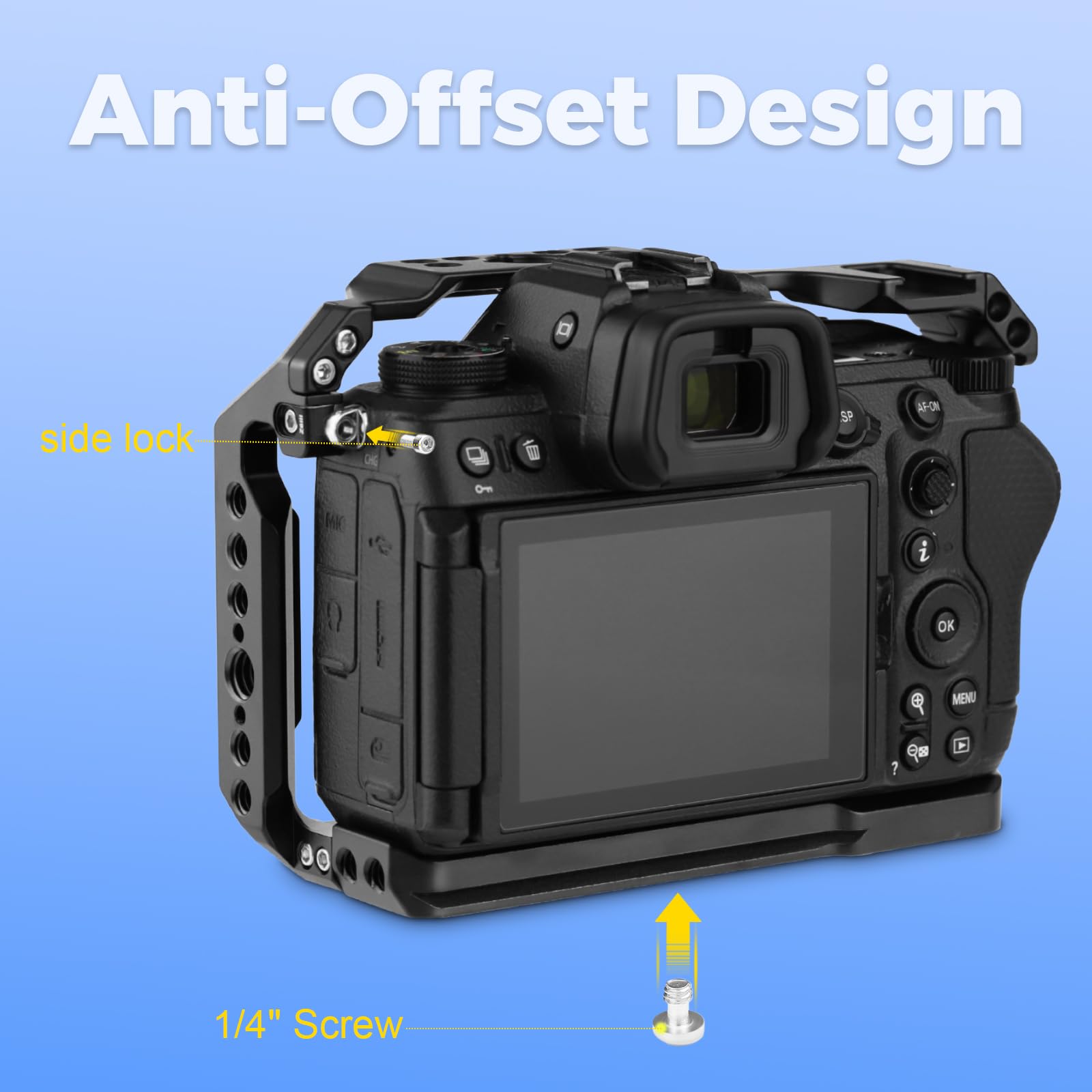 Amazon.com : Leftfoto Camera Cage for Nikon Z6III/Z5/Z6/Z7/Z6II