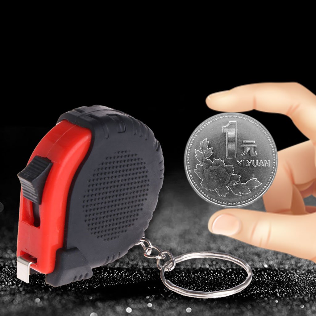 5 Metro A Nastro Mini Con Portachiavi - 50 Cm, Plastica, 10 Connettori, Precisione, 5 Colori Diversi - Foto 11