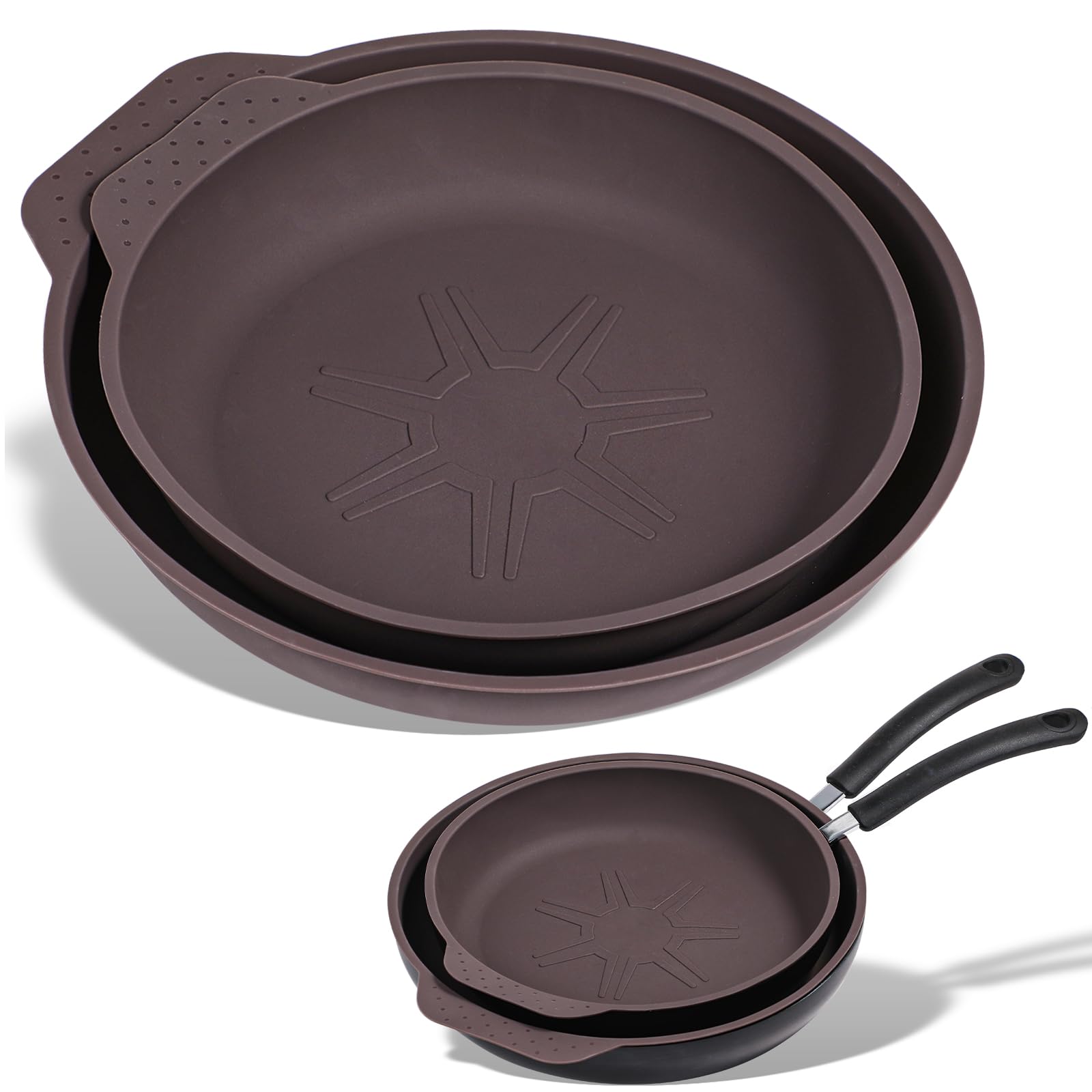 Webake 2 Piece Set Silicone Pan Protectors - cookware accessories | Mubboo