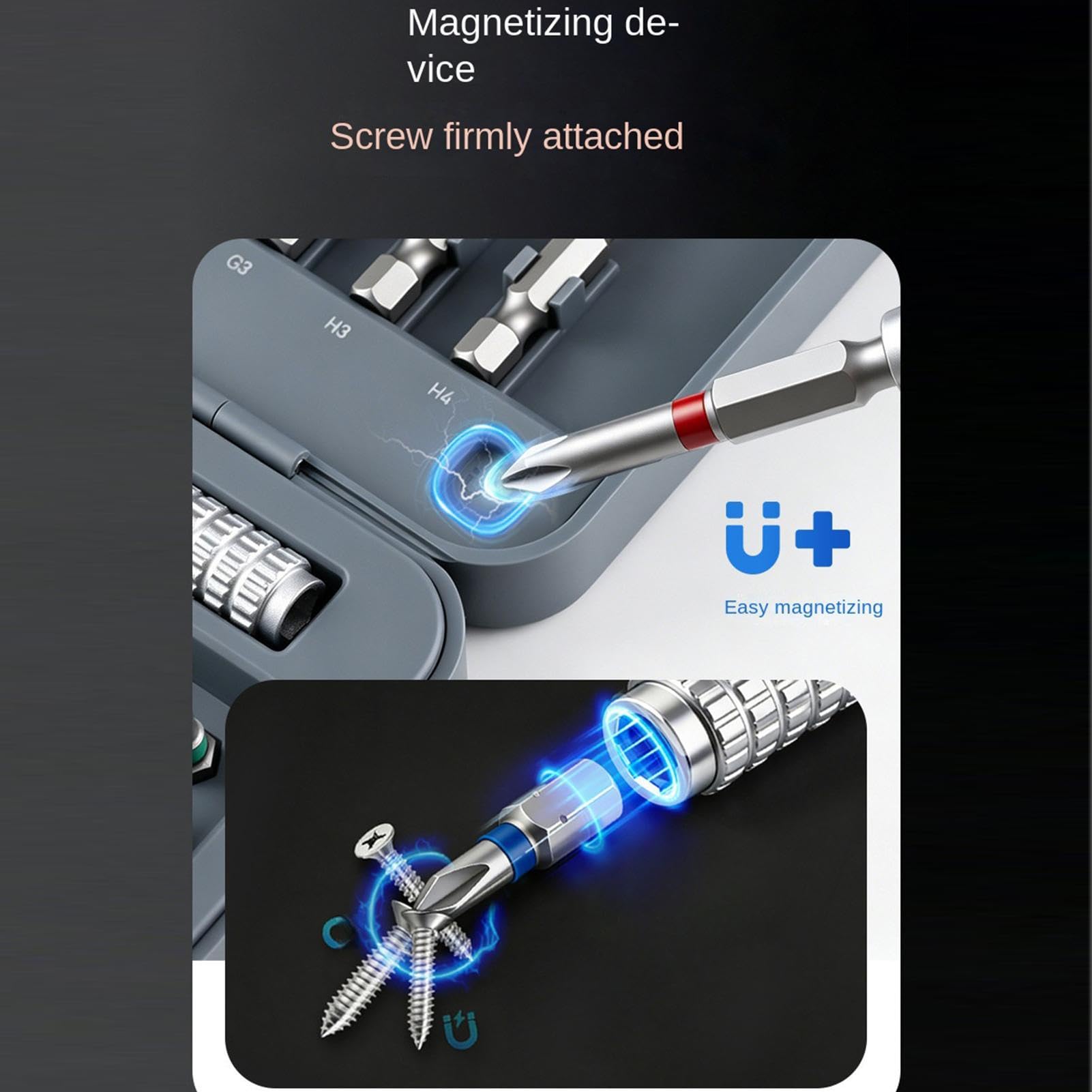 Set di cacciaviti a cricchetto magnetici con manico a T multipunta 54-in-1 | Kit cacciavite a cricchetto fai da te Per Fai Da Te, Mobili, Elettronica, Biciclette E Riparazioni Auto