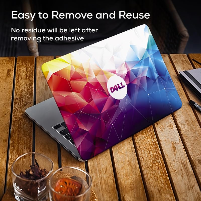 Image of Galaxsia Pattern D8 Vinyl Skin /Sticker /Cover /Decal Compatible for Any Dell Laptop of Size 15.6 Inches Or Notebook