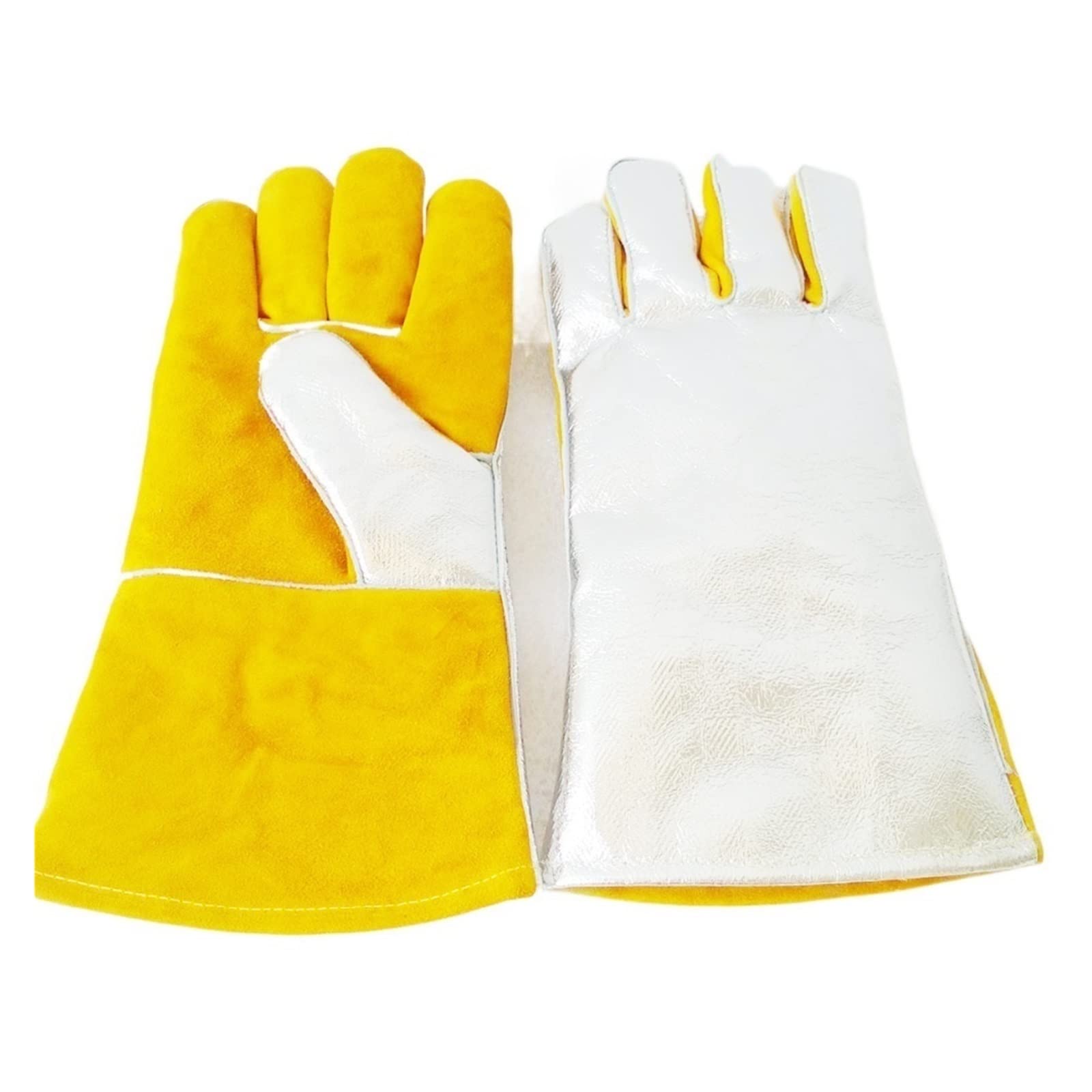 Tablier soudeur, Gants de soudage en papier et cuir 5cm, Gants de soudage gants doux sensibles
