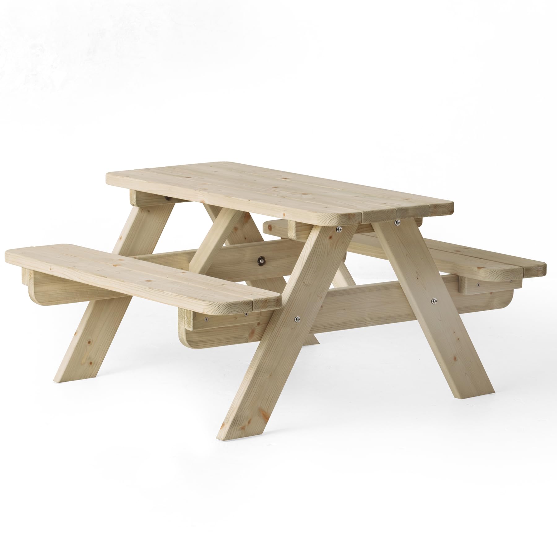 Table de pique nique bois avec bac à sable