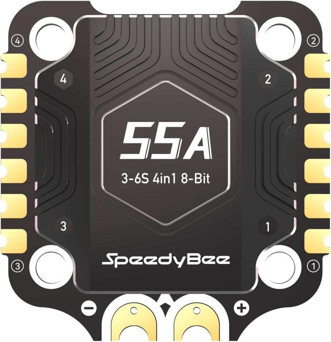 SpeedyBee F405 V4 BLS 55A 30x30 4in1 ESC Board: 3-6S Supported for Speedybee F405 V4 Flight Controller FC Stack