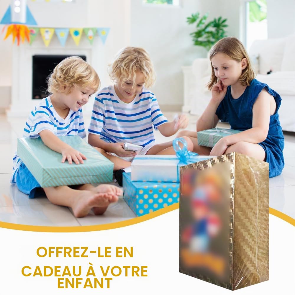 110 pièces de cartes dessinées rares en or, ensemble de cartes à collectionner avec boîte de rangement, cartes à collectionner en métal plaqué or, pas de doublons, série pour enfants