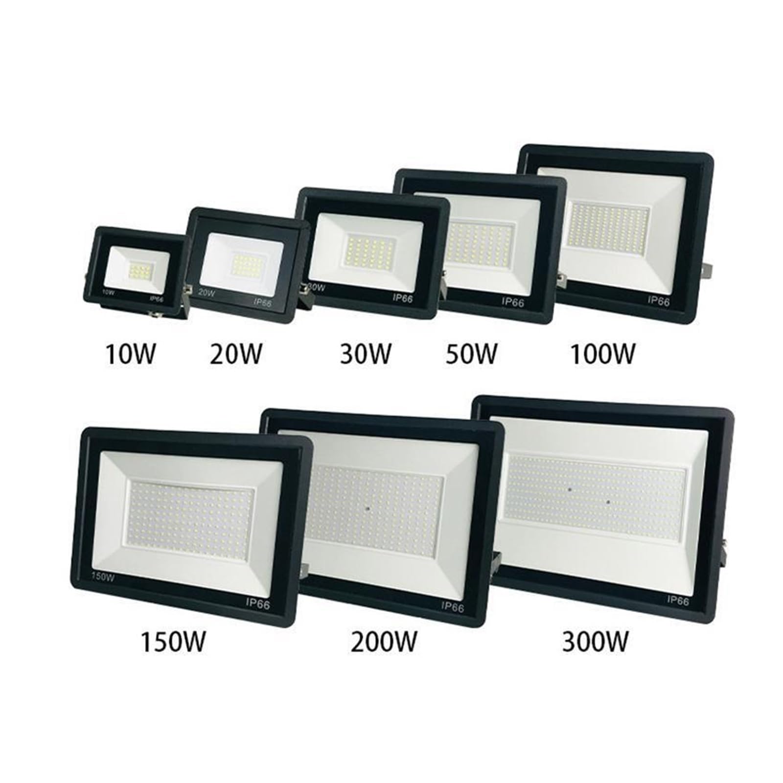 Fari LED da Esterno, 20W 30W 50W 100W LED Proiettore for Esterni IP66 Proiettore Impermeabile Riflettore Faretto da Giardino Parete Esterna Impermeabile,per piazzali, Cortili, Garage e Altro