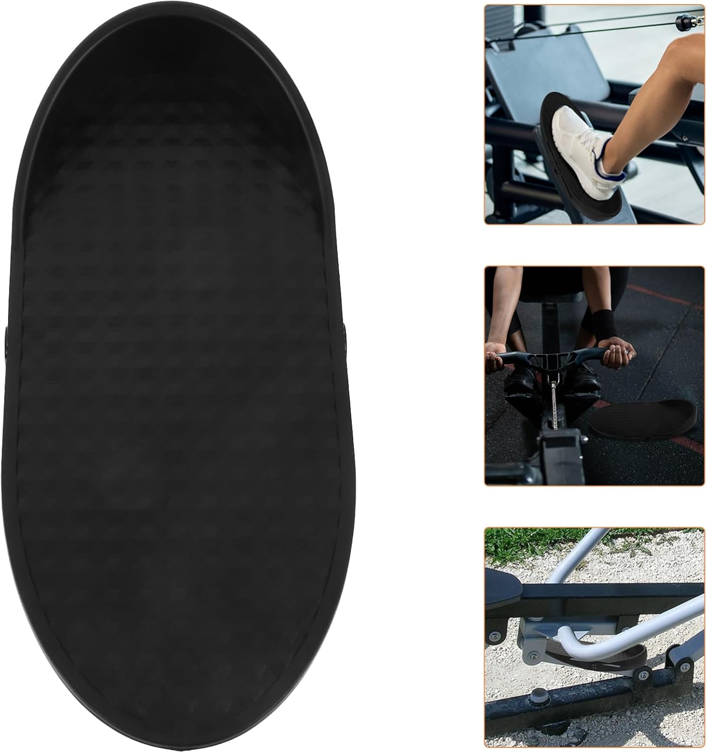 Mipcase 5pcs Exercise Rowing Machine Pedal Replacement Flat Pedals for Home Indoor Workouts Compatible Rowing Machines for Comprehensive Fitness and Cardiovascular Health